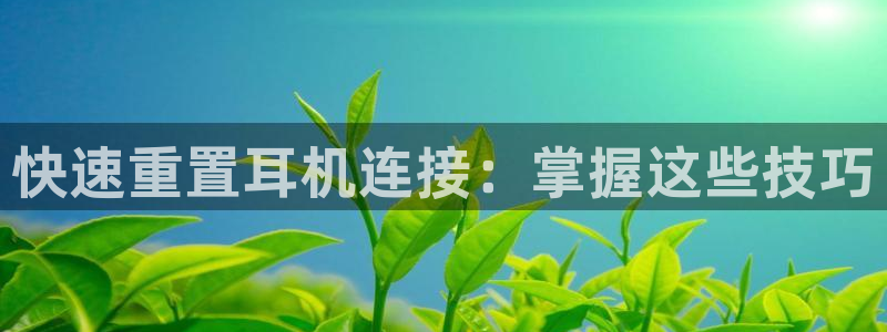 威九国际v18：快速重置耳机连接：掌握这些技巧